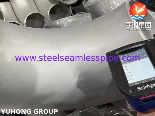 ASTM A403 WPS31254 डुप्लेक्स स्टेनलेस स्टील 254SMO फिटिंग 90 डिग्री LR कोहनी