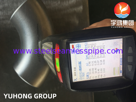 स्टेनलेस स्टील फिटिंग ASTM A403 WPS31254-S 90°LR 45°LR ELBOW B16.9