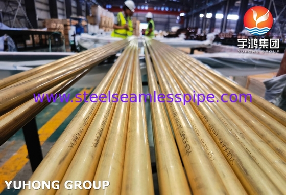 कंडेनसर और हीट एक्सचेंजर अनुप्रयोग के लिए ASTM B111 C68700 कॉपर निकेल ट्यूब