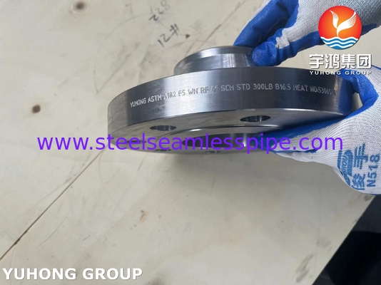 ASTM A182 F5 मिश्र धातु स्टील फोर्ज वेल्डिंग गर्दन WN फ्लैंज RF B16.5