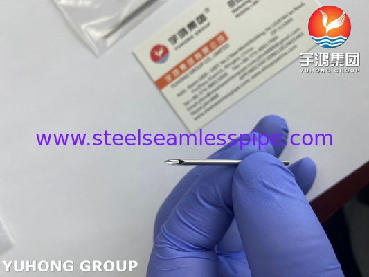 स्टेनलेस स्टील बैक-ओई सुई ट्यूब, ISO9626 AV डायलिसिस के लिए फिस्टुला सुई