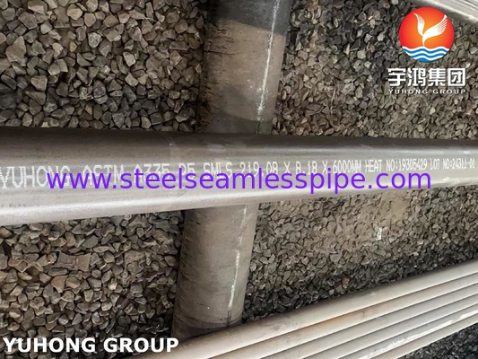 उच्च तापमान सेवा के लिए ASTM A335 / ASME SA335 P5 मिश्र धातु स्टील सीमलेस पाइप