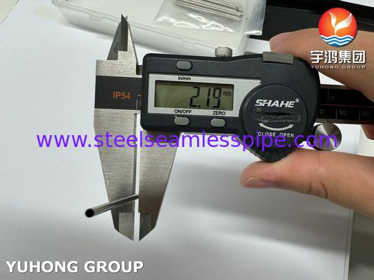 स्टेनलेस स्टील कढ़ाई सुई ट्यूब के साथ तेज टिप के साथ कपड़े उद्योग के लिए, 2.2MM * 62MM