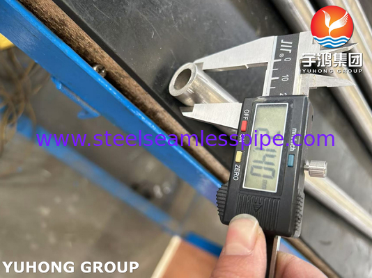 कंडेनसर और हीट एक्सचेंजर के लिए ASTM B163 N04400 मिश्र धातु स्टील ट्यूब