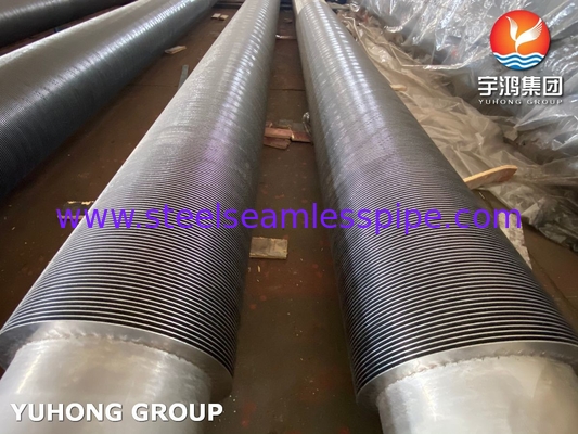 ASTM A312 TP347H उच्च आवृत्ति स्पाइरल वेल्डिंग फिन ट्यूब