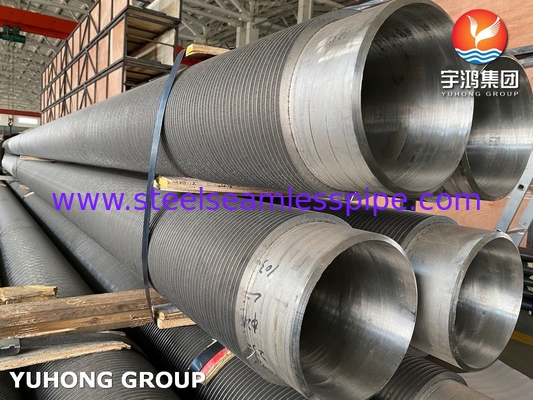 ASTM A312 TP347H उच्च आवृत्ति स्पाइरल वेल्डिंग फिन ट्यूब
