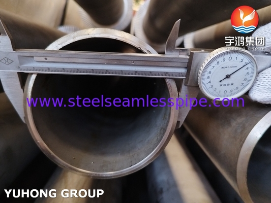 HFW Serrated Fin Tube ASTM A312 TP304H स्टेनलेस स्टील SS304 संवहन कॉइल के साथ