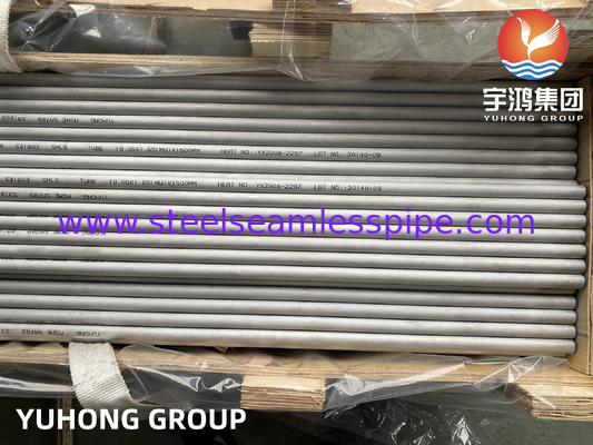ASTM A789 UNS S31803 SAF2205 आक्रामक वातावरण में डुप्लेक्स स्टील सीमलेस ट्यूब