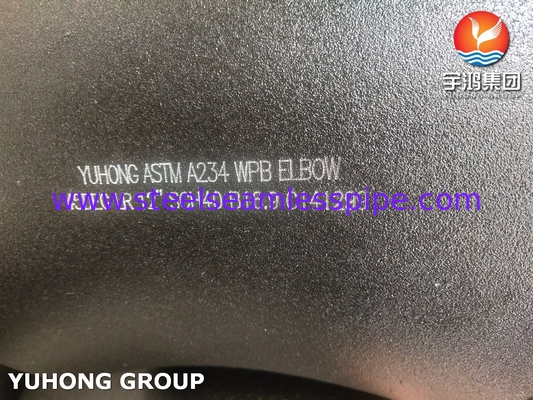 ASTM A234 WPB कार्बन स्टील कोहनी 45DEG LR बट वेल्डेड BW B16.9
