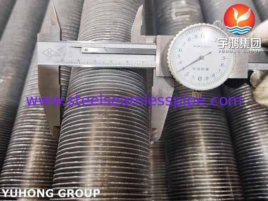 ASME SA179 एयर कूलर के लिए Al1100 फिन स्ट्रिप के साथ एक्सट्रूडेड फिन ट्यूब