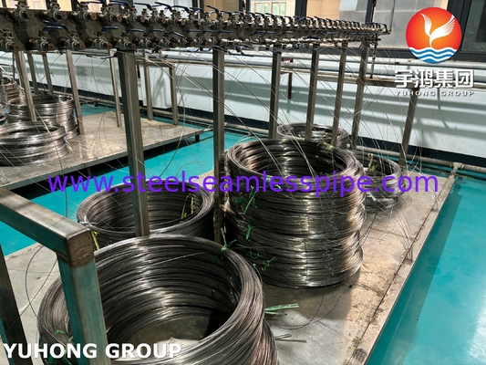 ISO9626 SUS304 मेडिकल सुई ट्यूब विनिर्माण के लिए स्टेनलेस स्टील रोल्ड कैपिलरी ट्यूब