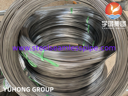 ISO9626 SUS304 मेडिकल सुई ट्यूब विनिर्माण के लिए स्टेनलेस स्टील रोल्ड कैपिलरी ट्यूब