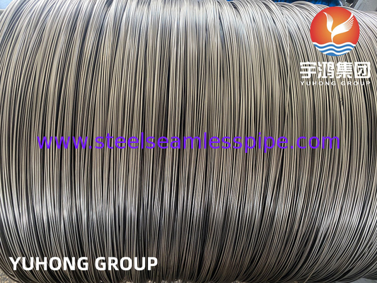 ISO9626 SUS304 मेडिकल सुई ट्यूब विनिर्माण के लिए स्टेनलेस स्टील रोल्ड कैपिलरी ट्यूब