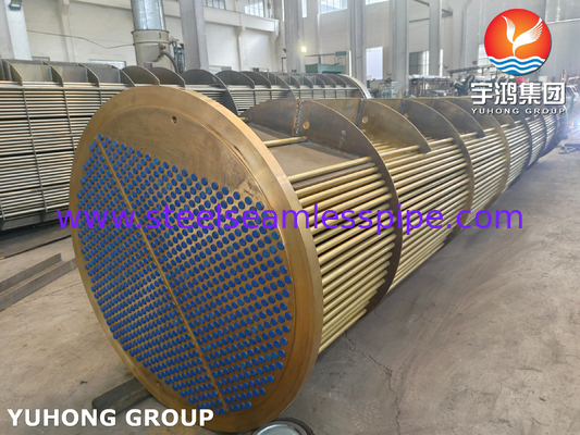 ट्यूबलर ट्यूब बंडल पार्ट्स C70600 कॉपर ट्यूब बंडल ASME VIII डिवीजन 1, TEMA R