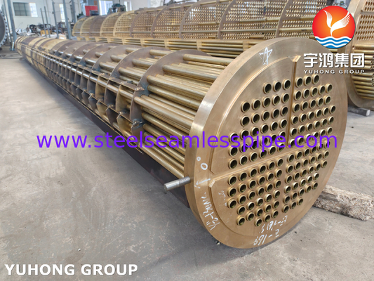 ट्यूबलर ट्यूब बंडल पार्ट्स C70600 कॉपर ट्यूब बंडल ASME VIII डिवीजन 1, TEMA R