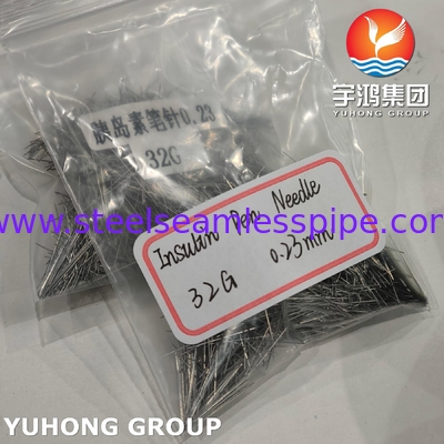 ISO9626 SUS304 इंसुलिन पेन सुई, मधुमेह के इलाज के लिए पांच-बेवल टिप सुई ट्यूब