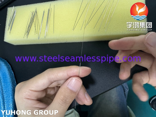 26G स्टेनलेस स्टील बैक कट बेवल प्वाइंट सुई ट्यूब मेडिकल पंचर के लिए ISO9626 SUS304