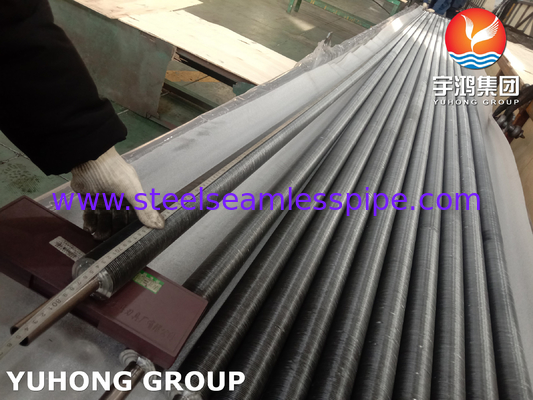 ASME SB163 N04400 एयर कूलर और गैस रिबॉयलर के लिए एल्यूमीनियम फिन के साथ एम्बेडेड फिन ट्यूब