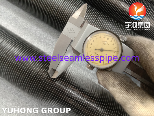 ASME SB163 N04400 एयर कूलर और गैस रिबॉयलर के लिए एल्यूमीनियम फिन के साथ एम्बेडेड फिन ट्यूब
