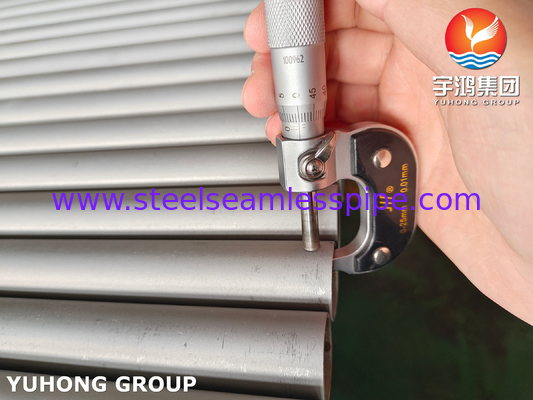 ASTM A268 TP410 स्टेनलेस स्टील सीमलेस हीट एक्सचेंजर ट्यूब