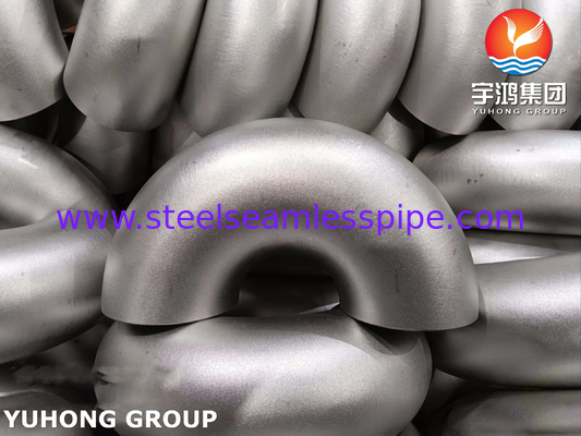 ASTM A403 WP321-S180 डिग्री प्रणाली दबाव ड्रॉप को कम करने के लिए कोहनी