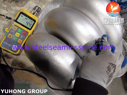 ASTM A403 WP321-S180 डिग्री प्रणाली दबाव ड्रॉप को कम करने के लिए कोहनी