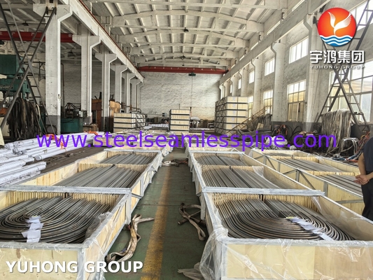 स्टेनलेस स्टील हीट एक्सचेंजर ट्यूब ASME SA213 TP304L ASTM A262 अभ्यास E