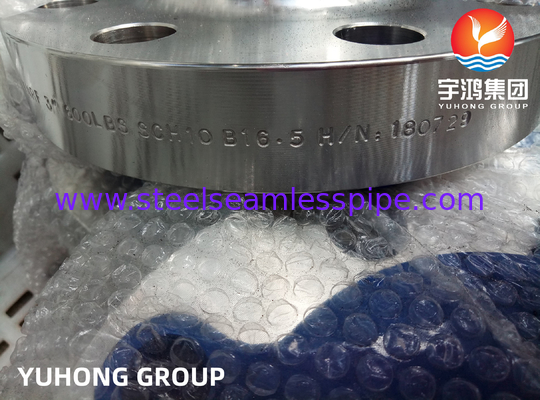 ASTM A182 ASME SA182 F347L सुपरक्रिटिकल बॉयलरों के लिए वेल्ड नेक आरएफ फोल्डेड फ्लैंज
