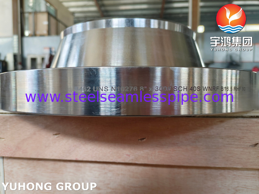 ASTM B462 Hastelloy C276 निकेल मिश्र धातु UNS N10276 वेल्ड नेक फ्लैंज WNRF