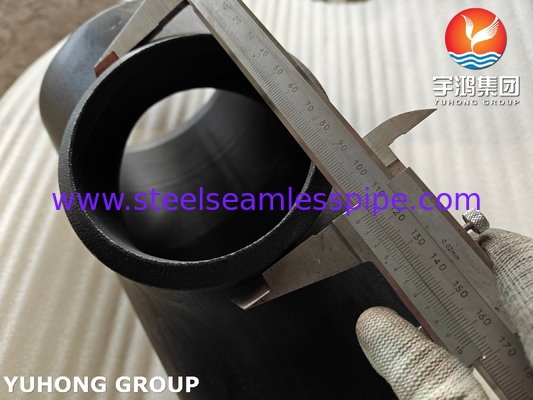 ASTM A234 WP11 CL2 मिश्र धातु स्टील कम करने वाली टी ASME B16.9 बटवेल्ड पाइप फिटिंग