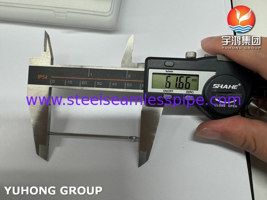 स्टेनलेस स्टील खोखले कढ़ाई सुई कैपिलरी ट्यूब TP304 TP316L