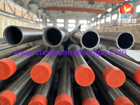 ASME SA213 T22 रिफाइनरी परियोजनाओं के लिए मिश्र धातु स्टील HFW Serrated Fined ट्यूब