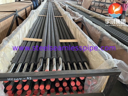 ASME SA213 T22 रिफाइनरी परियोजनाओं के लिए मिश्र धातु स्टील HFW Serrated Fined ट्यूब