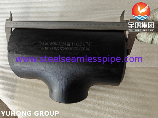 ASTM A234 WP11 मिश्र धातु स्टील सीमलेस पाइप फिटिंग Buttwelded For Chemical Industry B16.9