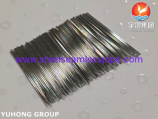 स्टेनलेस स्टील बेवेल्ड सॉलिड कोर सुई ट्यूब ISO9626 304 रक्त लांसेट नमूना संग्रह के लिए