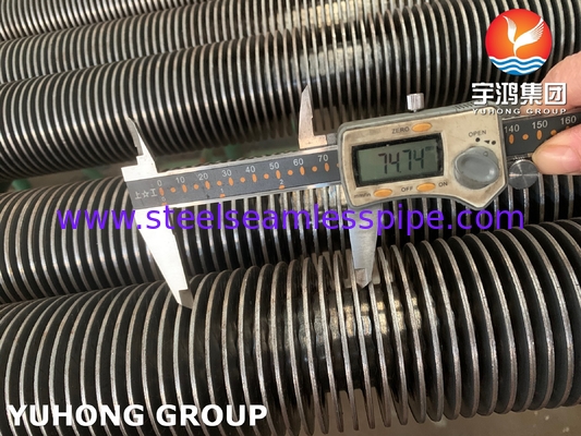 ASTM A106 GR.B U प्रकार HFW फिन ट्यूब अपशिष्ट गर्मी के बॉयलर और एयर हीटर के लिए