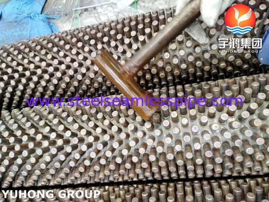SS304 Stainless Steel Stud Fin Tube High Frequency Welded HFW For Steam Generator