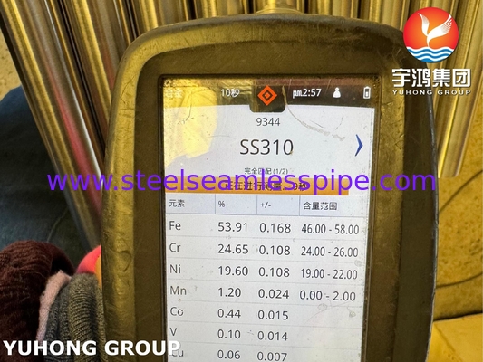 ASME SA312 TP310S Stainless Steel Bright Annealed Seamless Pipe For Petrochemical Pipeline