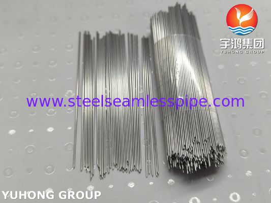 दवा प्रशासन के लिए स्टेनलेस स्टील नसों में रहने वाली सुई ट्यूब ISO9626 SUS304