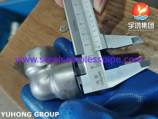 ASTM A182 F53 S32750 सुपर डुप्लेक्स स्टेनलेस स्टील फिटिंग 90 डिग्री एल्बो B16.11 रासायनिक अनुप्रयोग