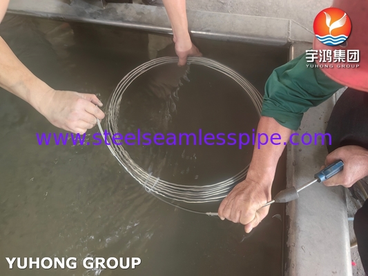 ASTM A269 TP316L ऑस्टेनिटिक स्टेनलेस स्टील कॉइल ट्यूबिंग सामान्य सेवा के लिए