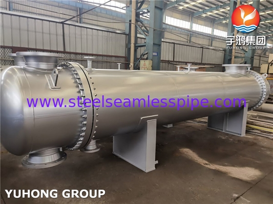 एपीआई 660 शेल और ट्यूब हीट एक्सचेंजर TEMA मानक ASME U स्टैम्प ASME VIII