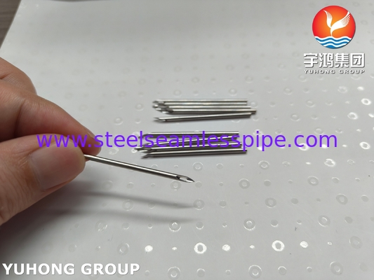 मेडिकल स्टेनलेस स्टील डिस्पोजेबल डायलिसिस AV फिस्टुला सुई ट्यूब ISO9626 SUS304
