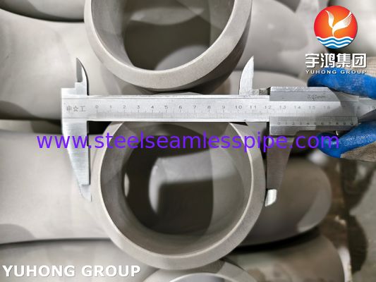 ASTM A403 WP321H स्टेनलेस स्टील फिटिंग निर्बाध 180° कोहनी B16.9