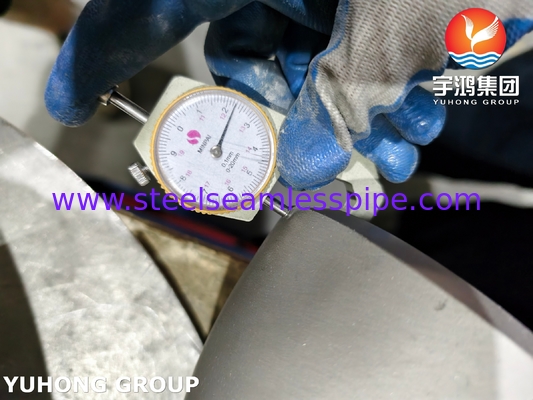 ASTM A403 / ASME SA403 WP321H स्टेनलेस स्टील फिटिंग सीमलेस 180° एल्बो B16.9