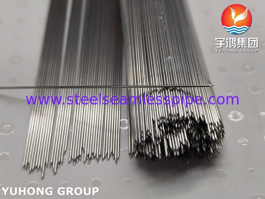 SUS304 मेडिकल ग्रेड स्टेनलेस स्टील अंतःशिरा इंडवेलिंग सुई ट्यूब, बैक कट टिप