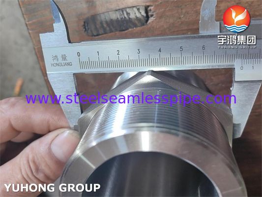 ASTM A182 F316L BSP यूनियन हेक्स निप्पल प्रेशर फोर्जिंग