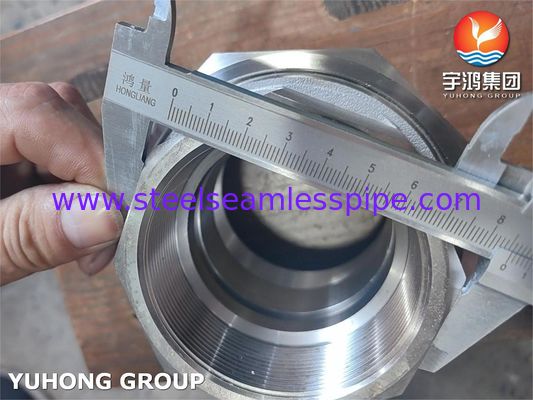ASTM A182 F316L BSP यूनियन हेक्स निप्पल प्रेशर फोर्जिंग
