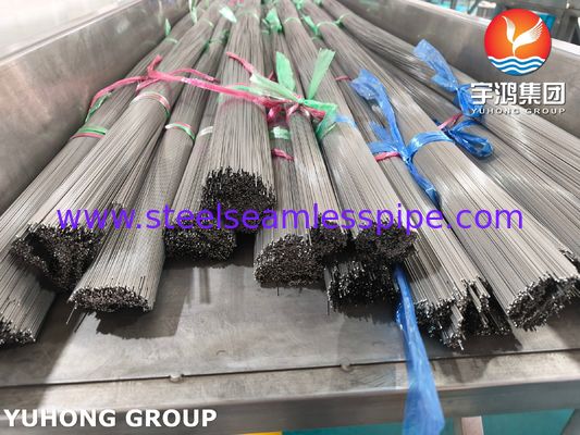 SUS304 SUS316L स्टेनलेस स्टील कैपिलरी मेडिकल ट्यूब फॉर सिरिंज कैथेटर ISO9626