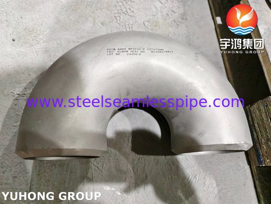 ASTM A403 WP321H स्टेनलेस स्टील पाइप फिटिंग ASME B16.9 बटवेल्ड 180° कोहनी
